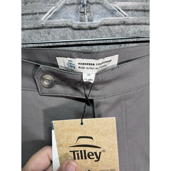 Tilley Wanderer Halifax Pants Wanderer Collection Slate Size 30 NWT - Picture 4 of 10